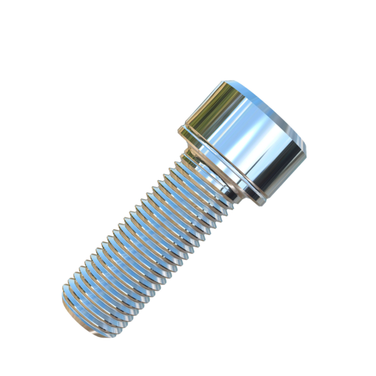 Titanium 3/8-24 X 1 UNF Socket Head Allied Titanium Machine Screw with 3A Threads